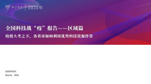 2020年全国科技战疫报告 区域篇 ppt